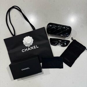 CHANEL Square Polarized Sunglasses • 5380